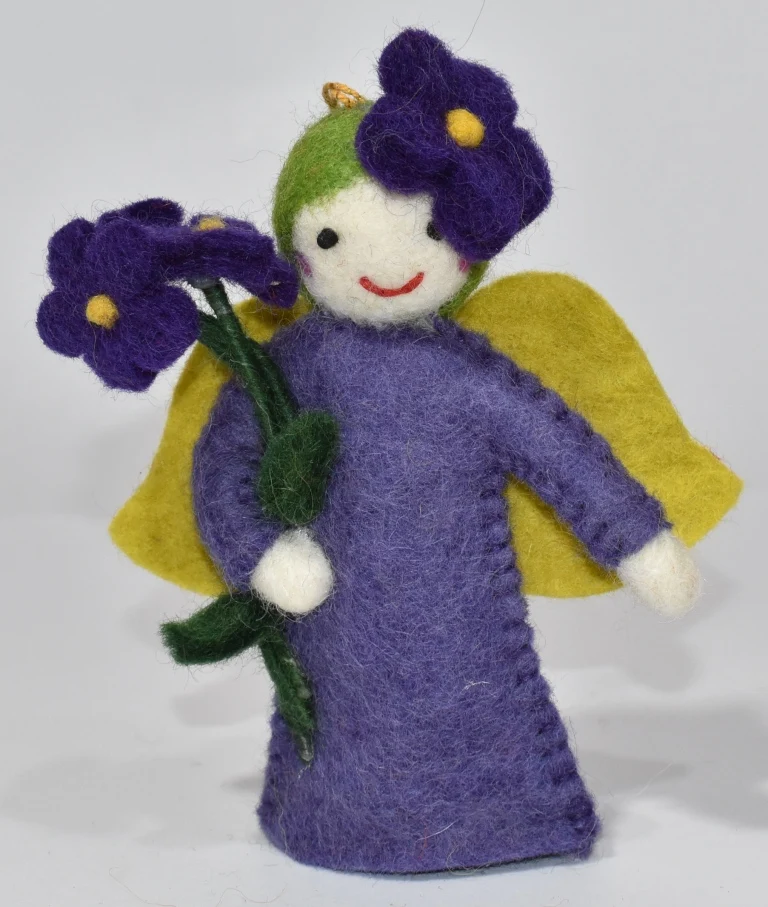 Doll felted, Woolen fairy doll made from 100% new Zealand wool, Fair made doll for decoration and children to play