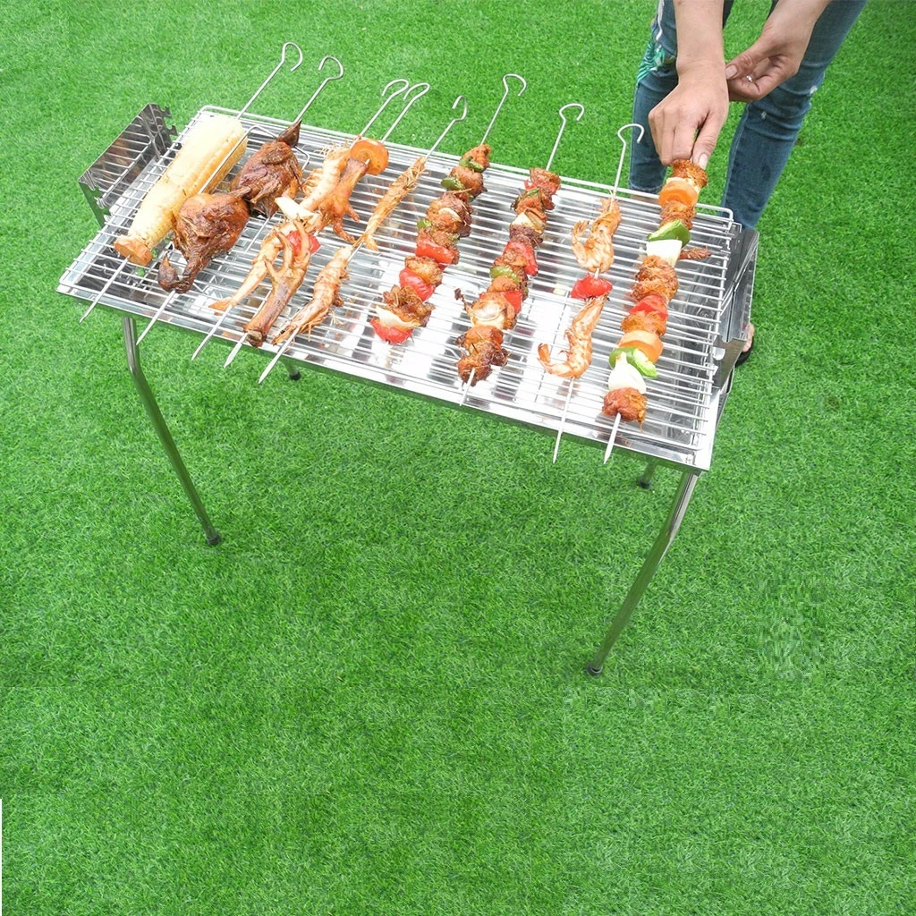 Высококачественный гриль из нержавеющей стали 44x29 см портативный для барбекю сетчатые инструменты мяса