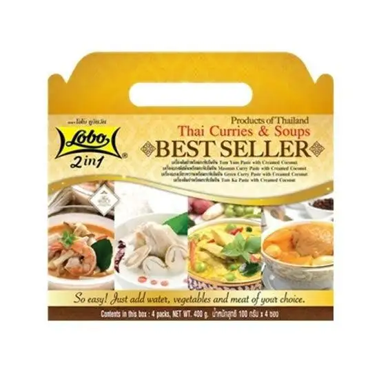 
Lobo 2In1Thai Curry&Soup Best Seller Set 400g.(1X6) 