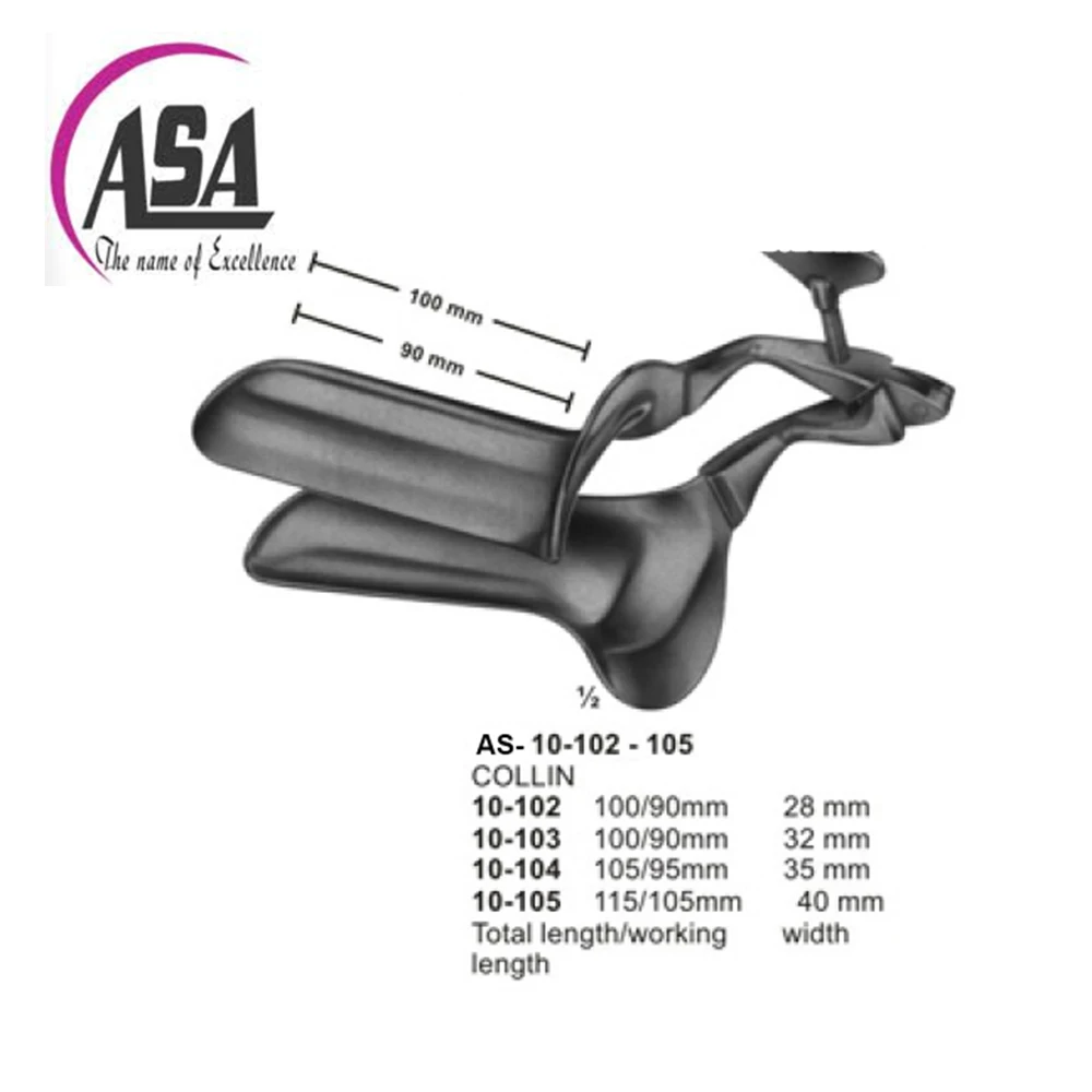 Cusco for virgins 75x17mm vaginal specula custom made