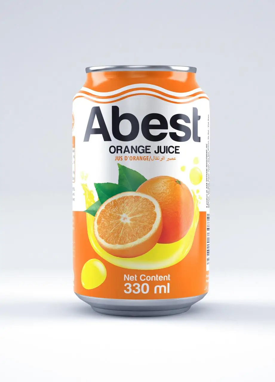 Wholesale Mango Fruit Juice 330ml Canned ABEST OEM
