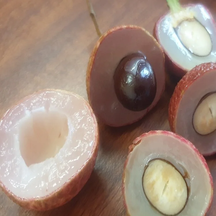 Вкусные личи тропические фрукты мясо вкусные и безопасные номер один во Вьетнаме