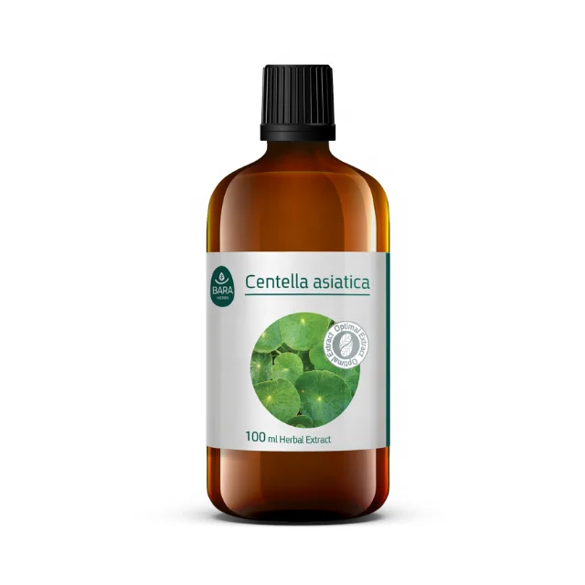 Private Label Single Herb Centella Asiatica Extract Oral Liquid for Strengthens Blood Vessels Inflammation Allergy