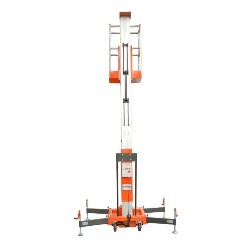 Qiyun Kinglift Hydraulic bucket lift elevator one person lift home use lift platform with CE ISO for sale