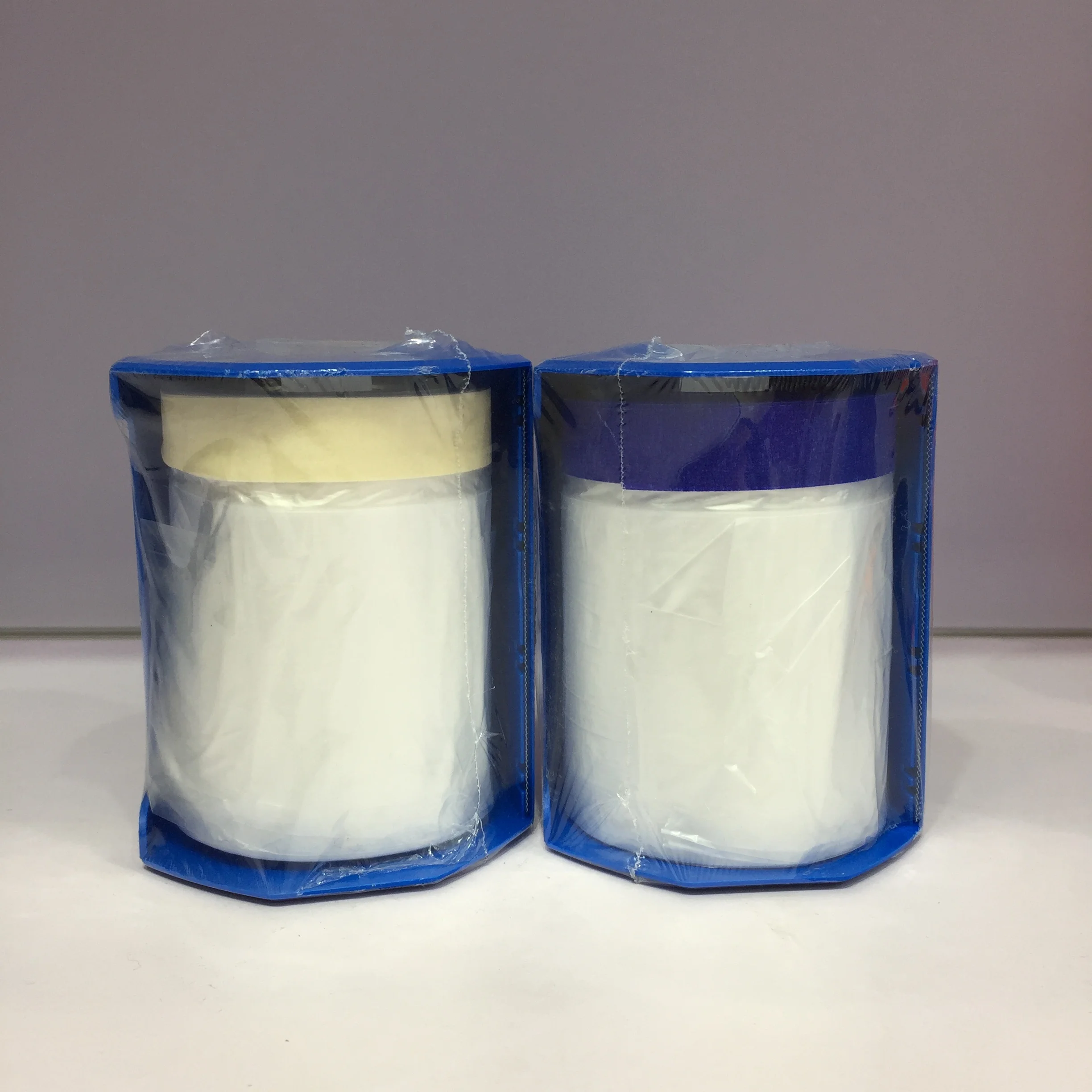 55 CM Automatic refinish using  masking films with dispenser with Shrink packaging