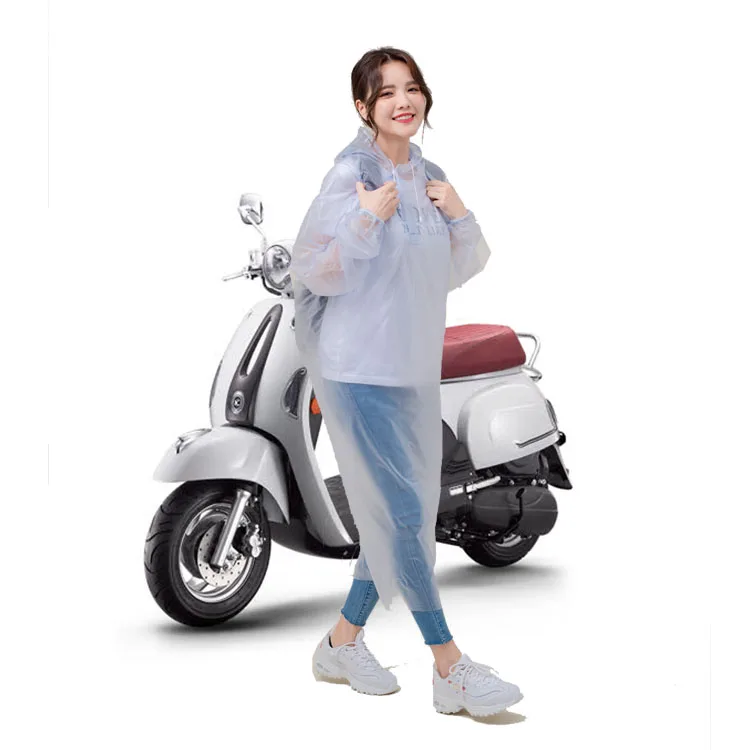 
Recyclable pvc clear white transparent outdoor camping raincoat Recyclable pvc clear white transparent outdoor camping raincoat