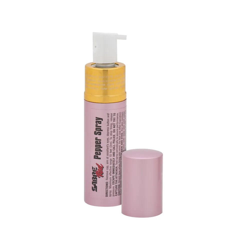
SABRE Lipstick Pepper Spray 12 Bursts, 10-Foot (3 Meter) Range UV Marking Dye, The Most Discreet Pepper Spray Design 