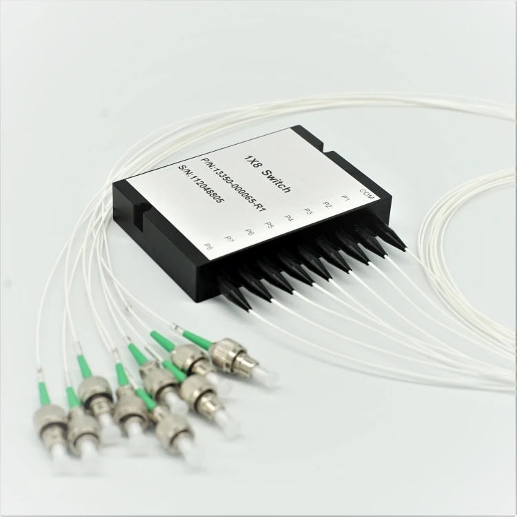 
1xN Optical Switch 1x8 Mechanical Optical Switch Module 