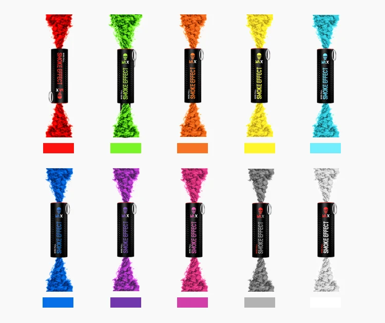 Pink Red Tactical Sport Photography Colored Smoke Grenade Toy Fireworks For Sale Wedding Smoke Grenade Ce Approved