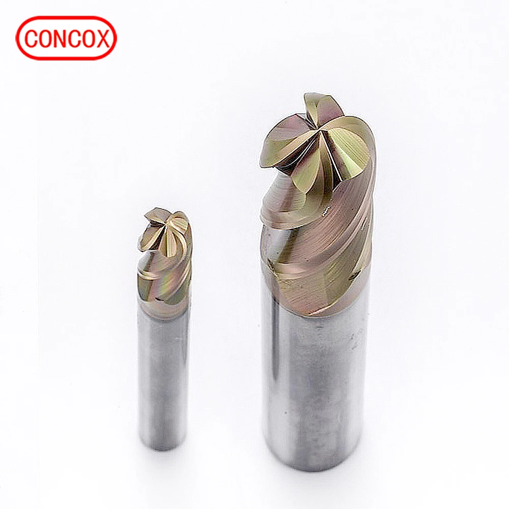manufacturer carbide end mill milling cutter 4 flute tools for cnc cut
