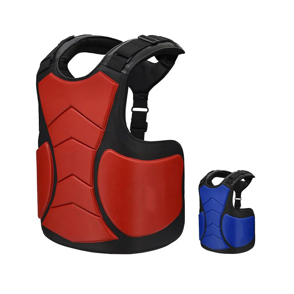 Изготовленный на заказ унисекс кожаный нагрудный нагрудник для карате дзюдо бокса ММА Муай Тайский тренировочный и защитный логотип