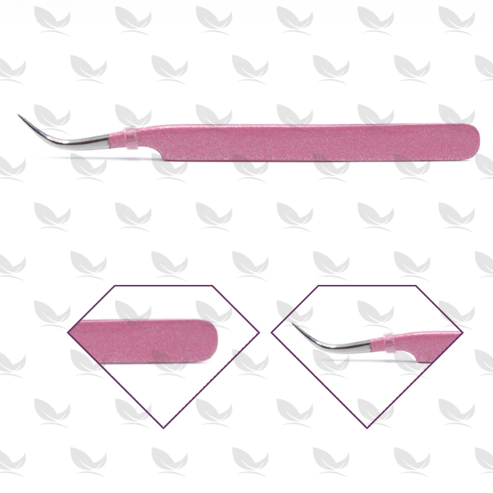 Extreme Volume XD Russian Volume Lash Tweezers 90 Degree Pointed Stainless Steel Tips Picking Fanning Eye Lashes Lash Extensions