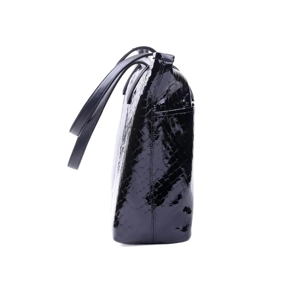 women beautiful shinning design patent leather hand bags ladies party bags available other colors LDTT0010(synthetic/ PU option