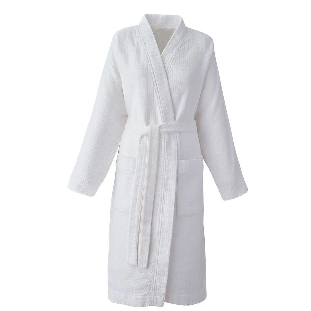 Best Quality Customized Hotel Bathrobe Terry 100% Cotton Wholesale Waffle Bath Robe