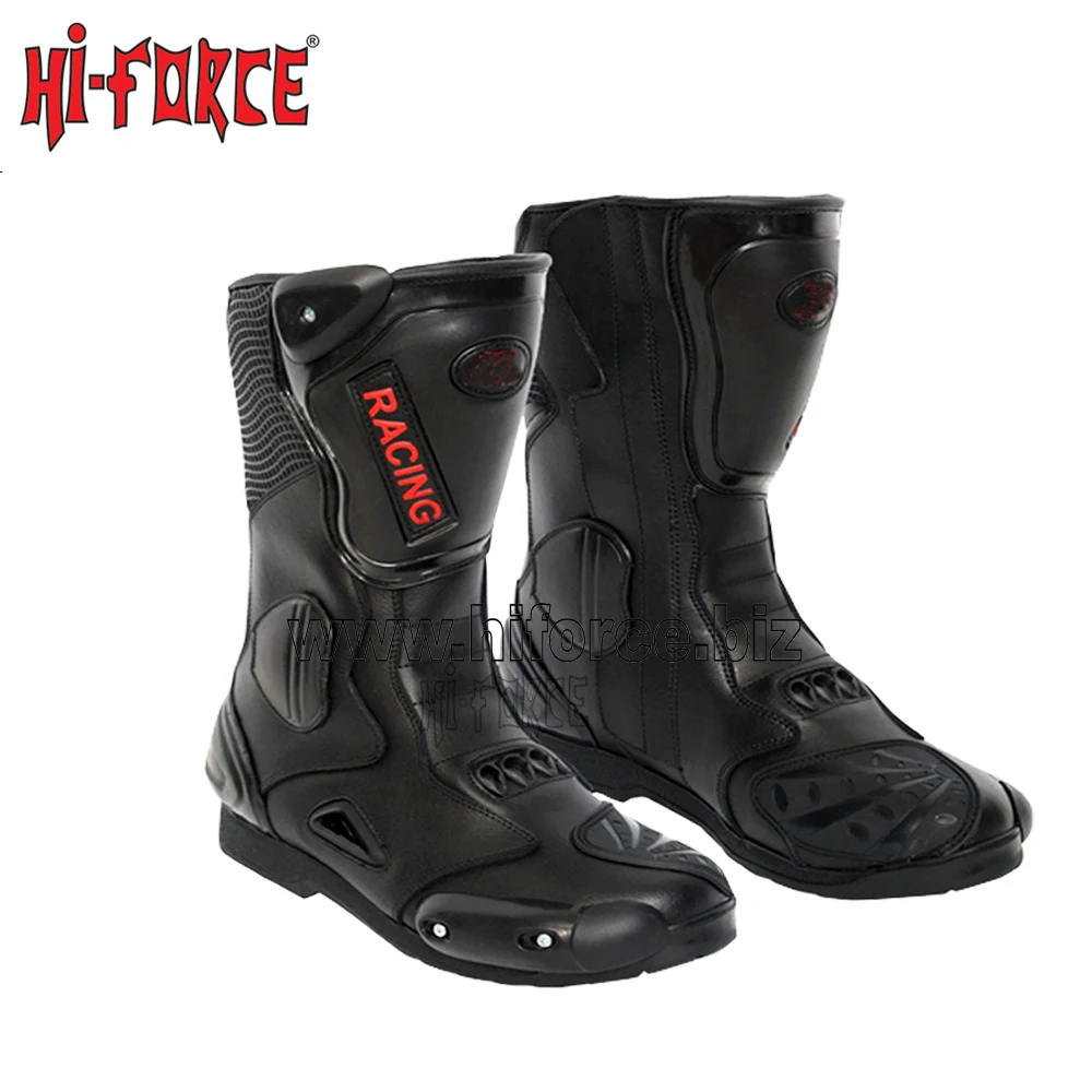 Leather boots motorcycle riding shoes mx long boot man Enduro Road Rally Motorbike Racing Boots