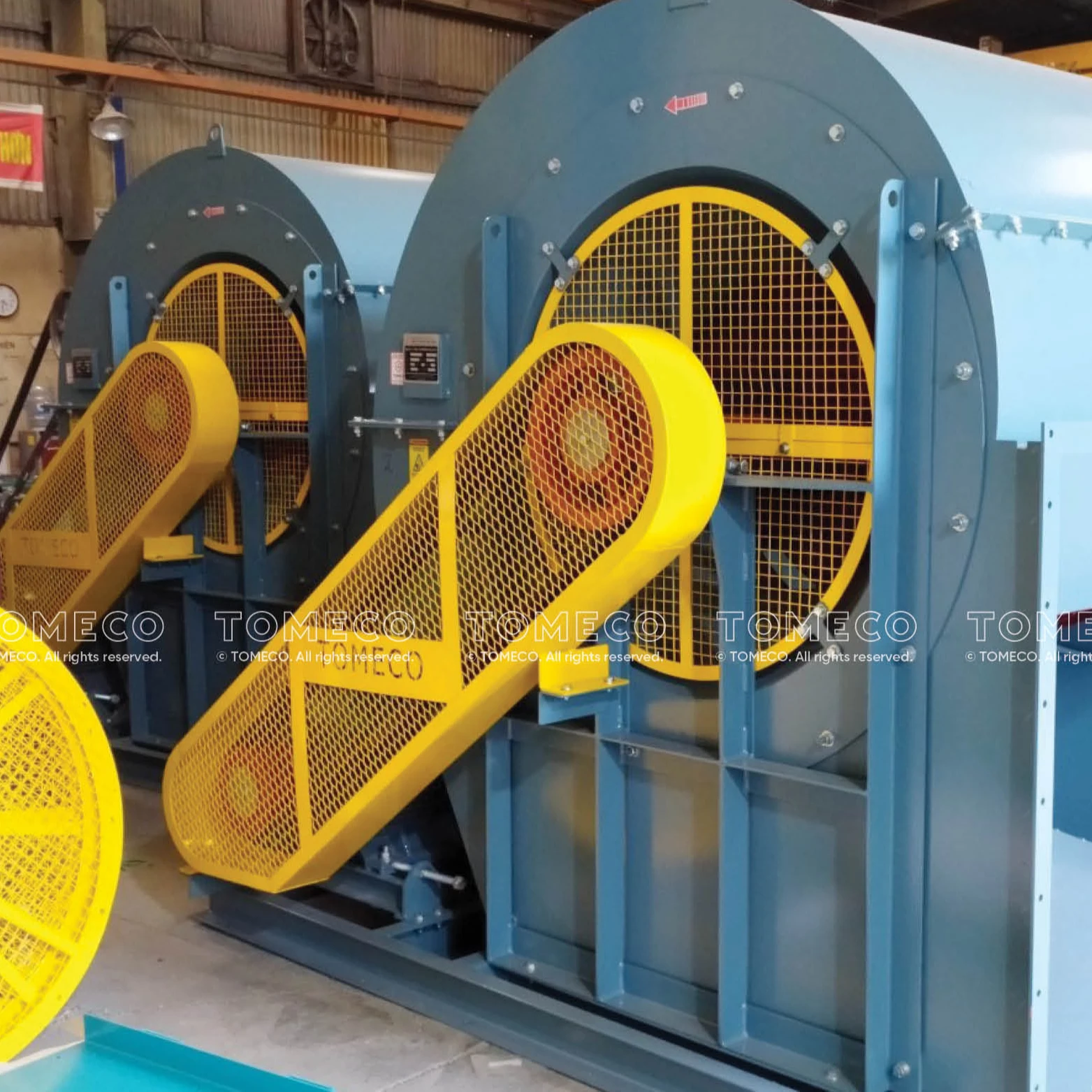 FACTORY WORKSHOP INDUSTRIAL DOUBLE WIDTH - DOUBLE INLET BELT DRIVE CENTRIFUGAL FAN - CFC.LQ01-2X SERIES