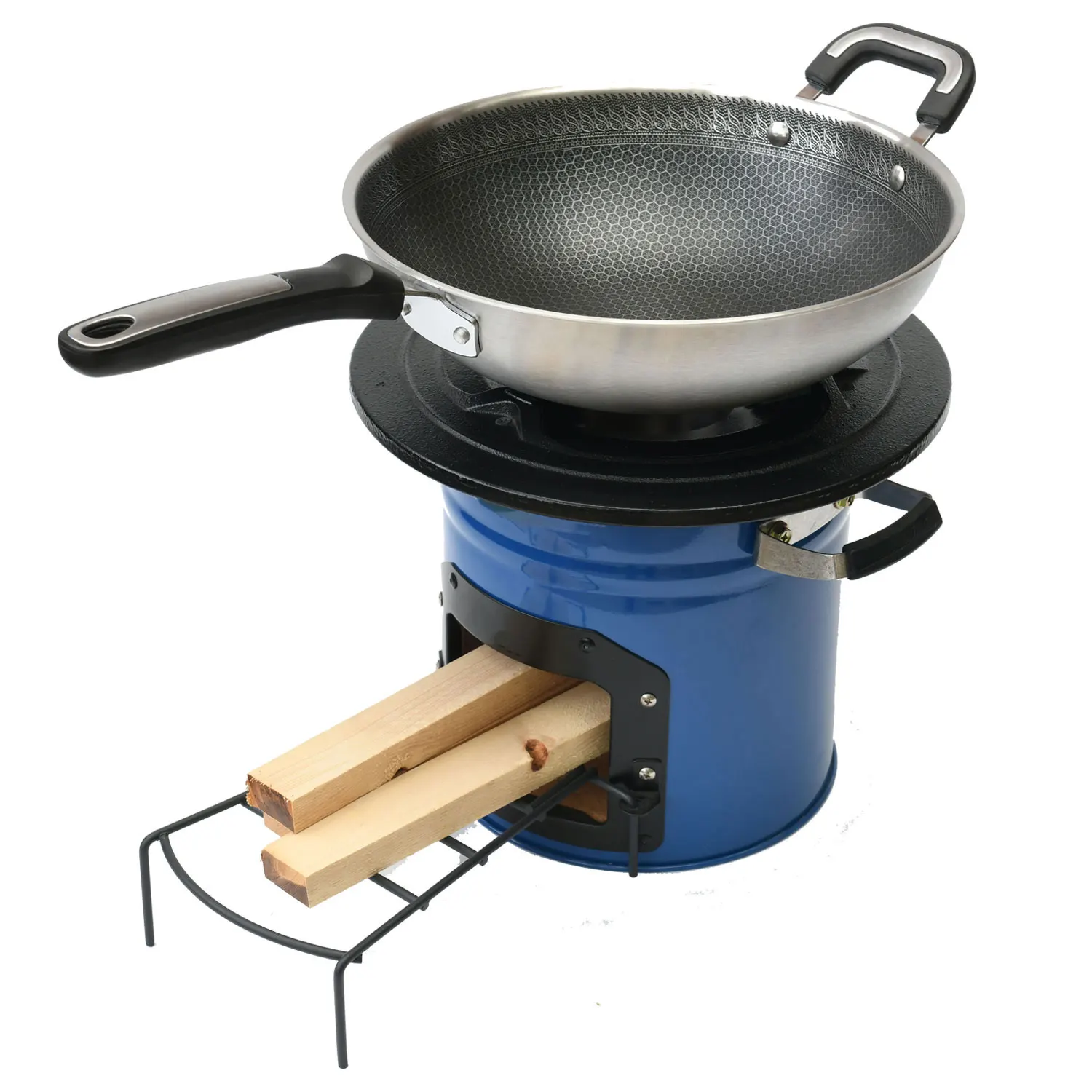 Most efficient portable hot selling wood burning cast iron stove furnace oven rocket stove