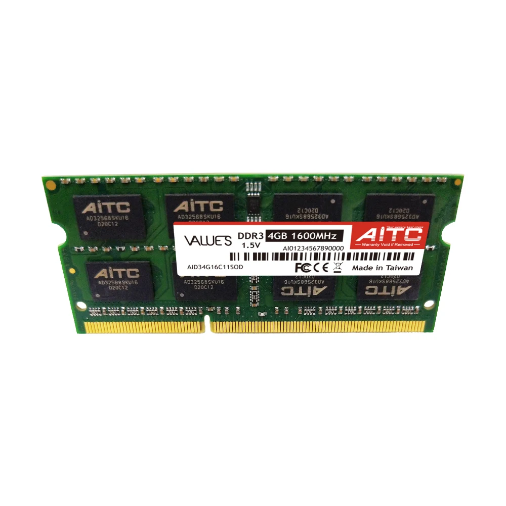 Оперативная память для ноутбука DDR3 4 Гб 1600