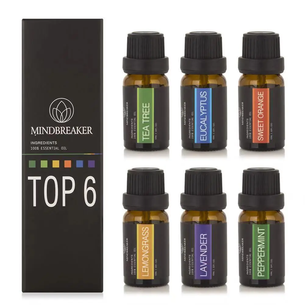 Private Label Essential Oils Set - Top 12 100% Pure Therapeutic Grade Aromatherapy Oil Gift Kit for Diffuser