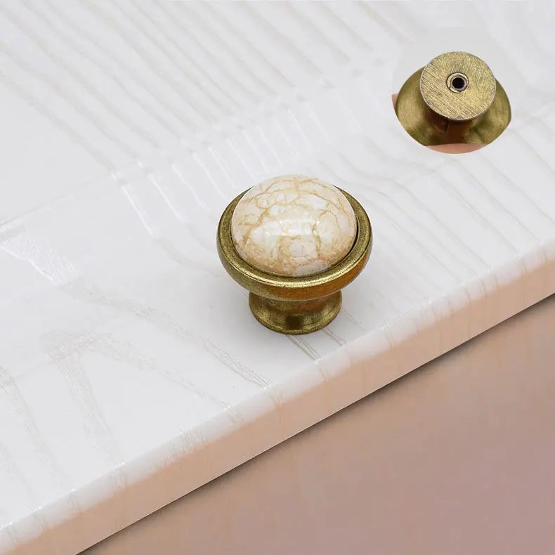 Antique Style European High Quality Black Designer Luxury Brand Bedroom Furniture Gold Cabinet Knobs Drawer Handles