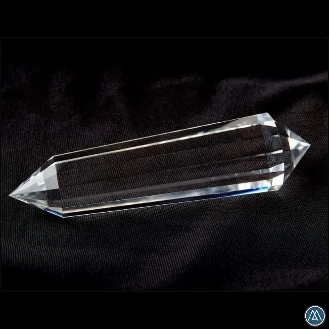 Высококлассная ручная резная 4 6 8 12 13 16 24 Двусторонняя натуральная прозрачная кварцевая палочка для лечения медитации