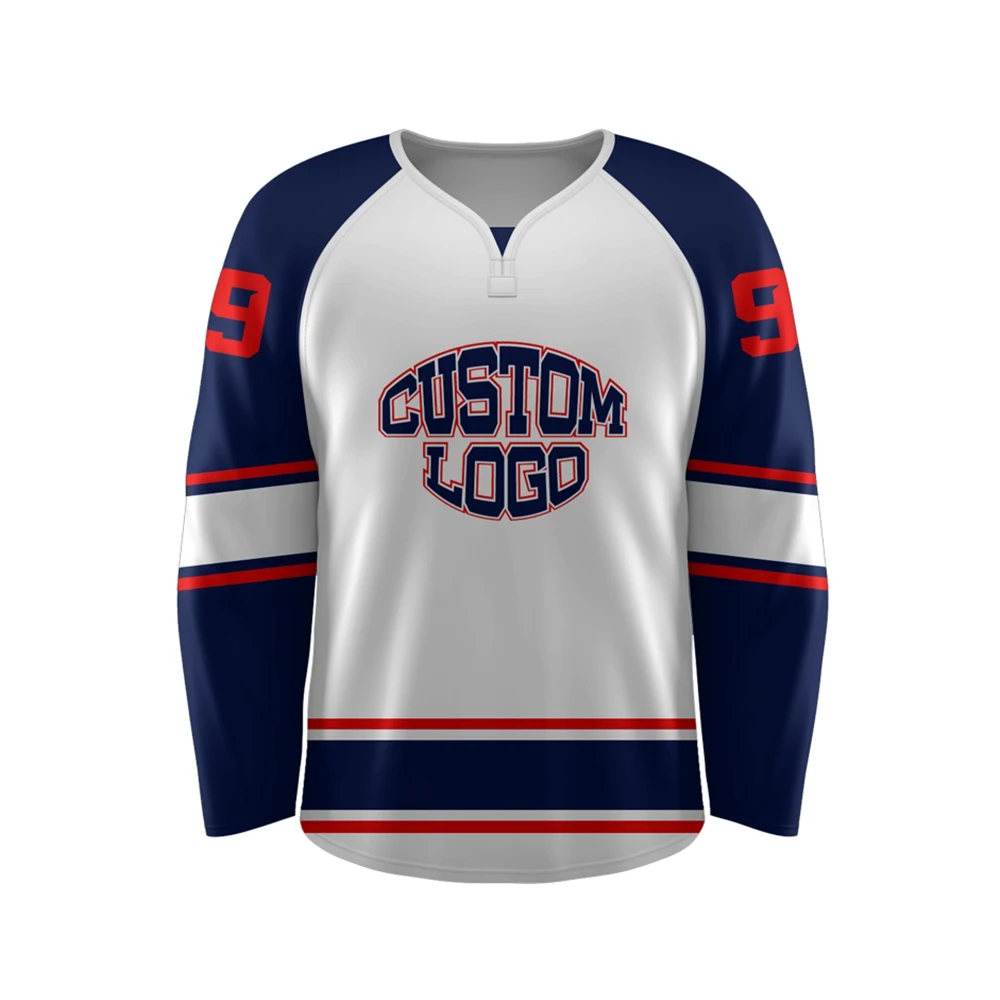 
Unique Custom Color Sublimation Ice Hockey Jerse / Sports Track Jersey / Sports Wear Sublimation Jersey 