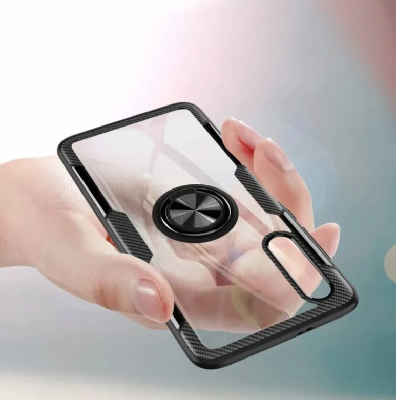 
For Xiaomi Redmi 8 Note 8 Pro 8T K20 K30 Pro Mi 9T Mi A3 Note 10 Phone Case Shockproof Cover Noziroh Shield With Ring Stand 360 