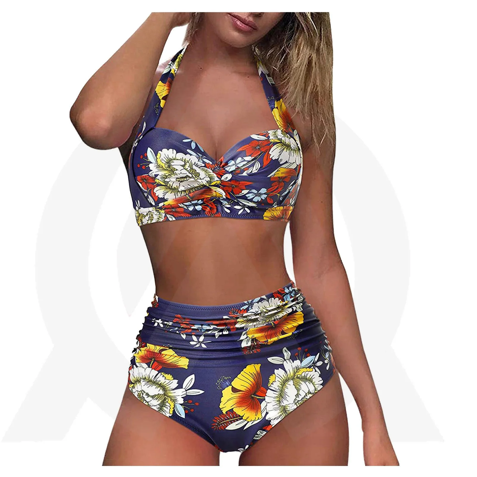 bathing suits swim high waist beach swimwear wholesale spot sexy sling bikini swimwear sexy bikini ladies bikini set