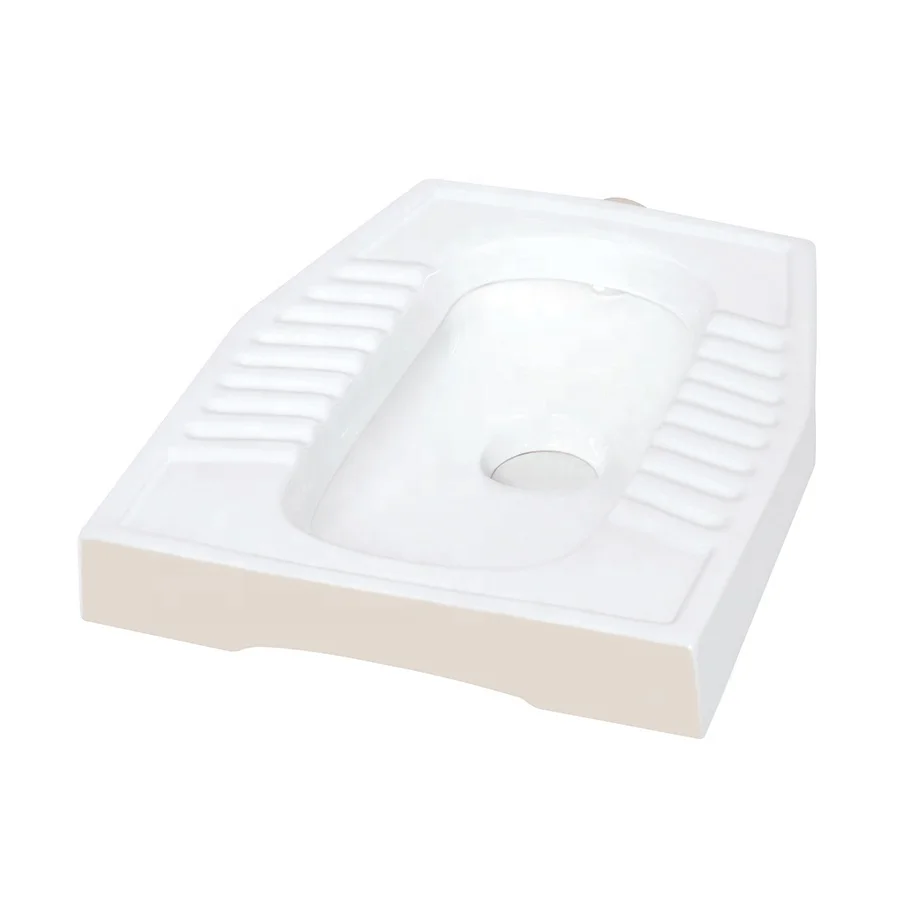  Vistaar Sanitary Ware Modern Design Easy To Clean White Bathroom water closet Eastern pan From India Best Price A Grade