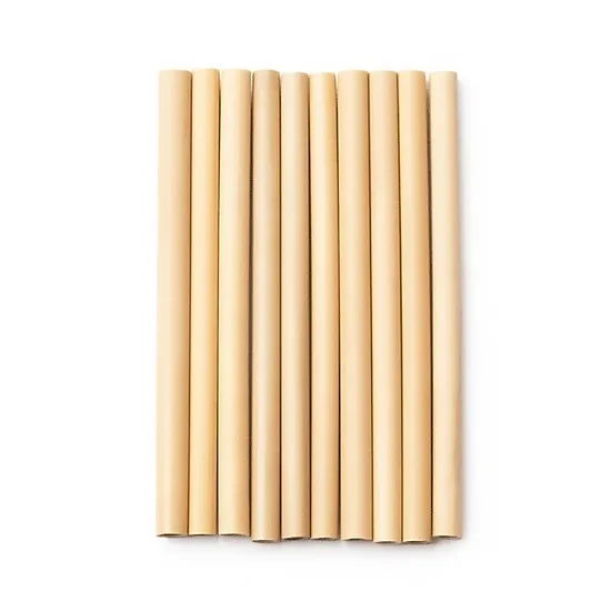  Wholesale Eco-friendly Bamboo Straws for Drinks With Carved
