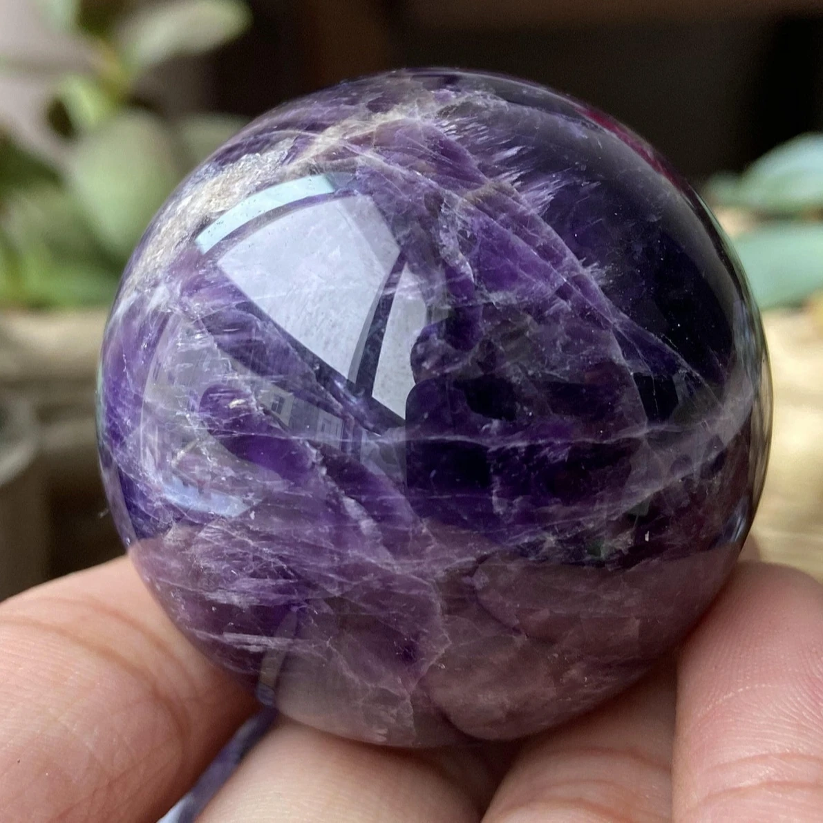 Natural Amethyst  Spheres Ball  Crystal Sphere Gemstone Ball Healing Sphere From elegant agate