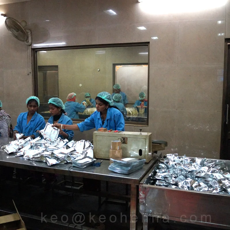 Indian Best Selling 100% Natural Semi-Permanent Hair Dye Powder Green Color