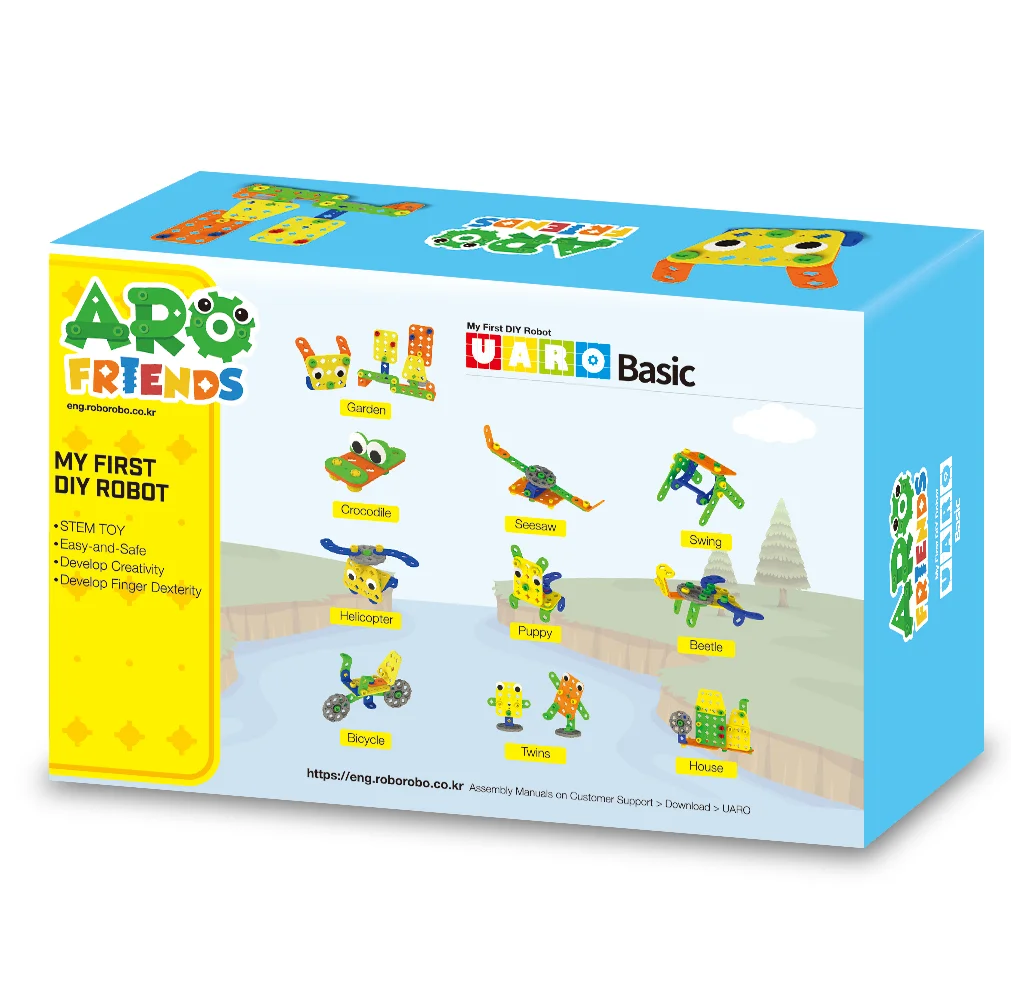 Выдающийся инновационный развивающий игрушечный робот UARO BASIC стимулирует мозг безопасности детей запатентованный