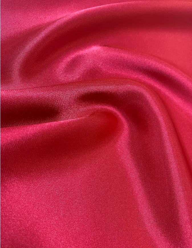 Light Weight Satin Fabric Soft Customized Color Fabric Available Stock for Apparel Dresses Clothes APBL087