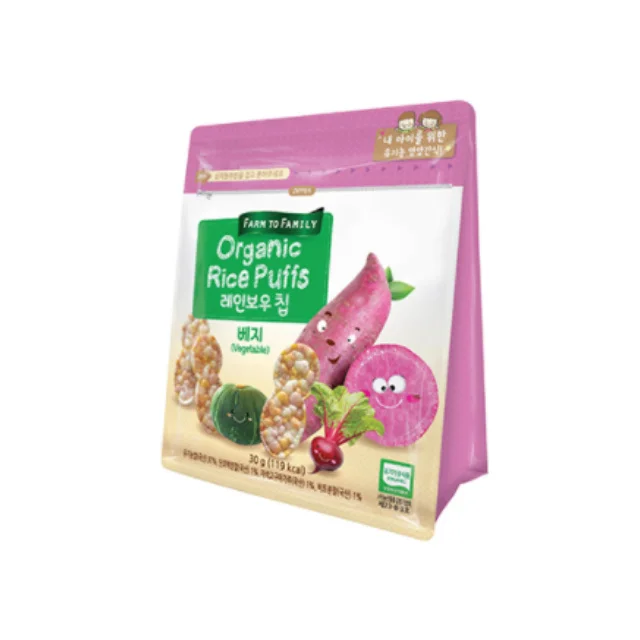 
Korean Rice Chip Organic Food Snacks Vege for baby made in Korea 