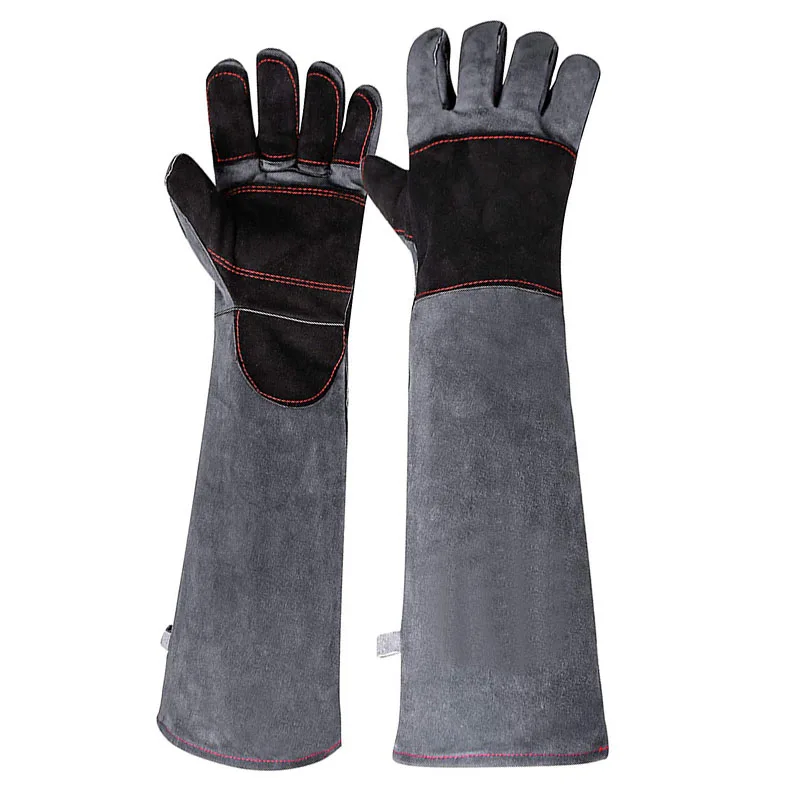
Leather Thumb Crotch Reinforced Lining Heat Resistant Welding Gloves Cow Split Protection Hand High Quality STARLIX INDUSTRIES 
