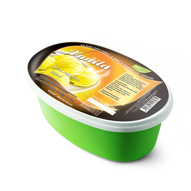 
Instant Custom variety of fruit flavors Ice Cream Tub - Chocolate 0.5L From Malaysia 