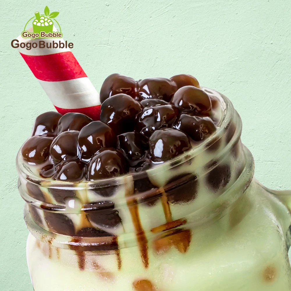 Taiwan Made Black tapioca pearl instant boba bubble tea kit