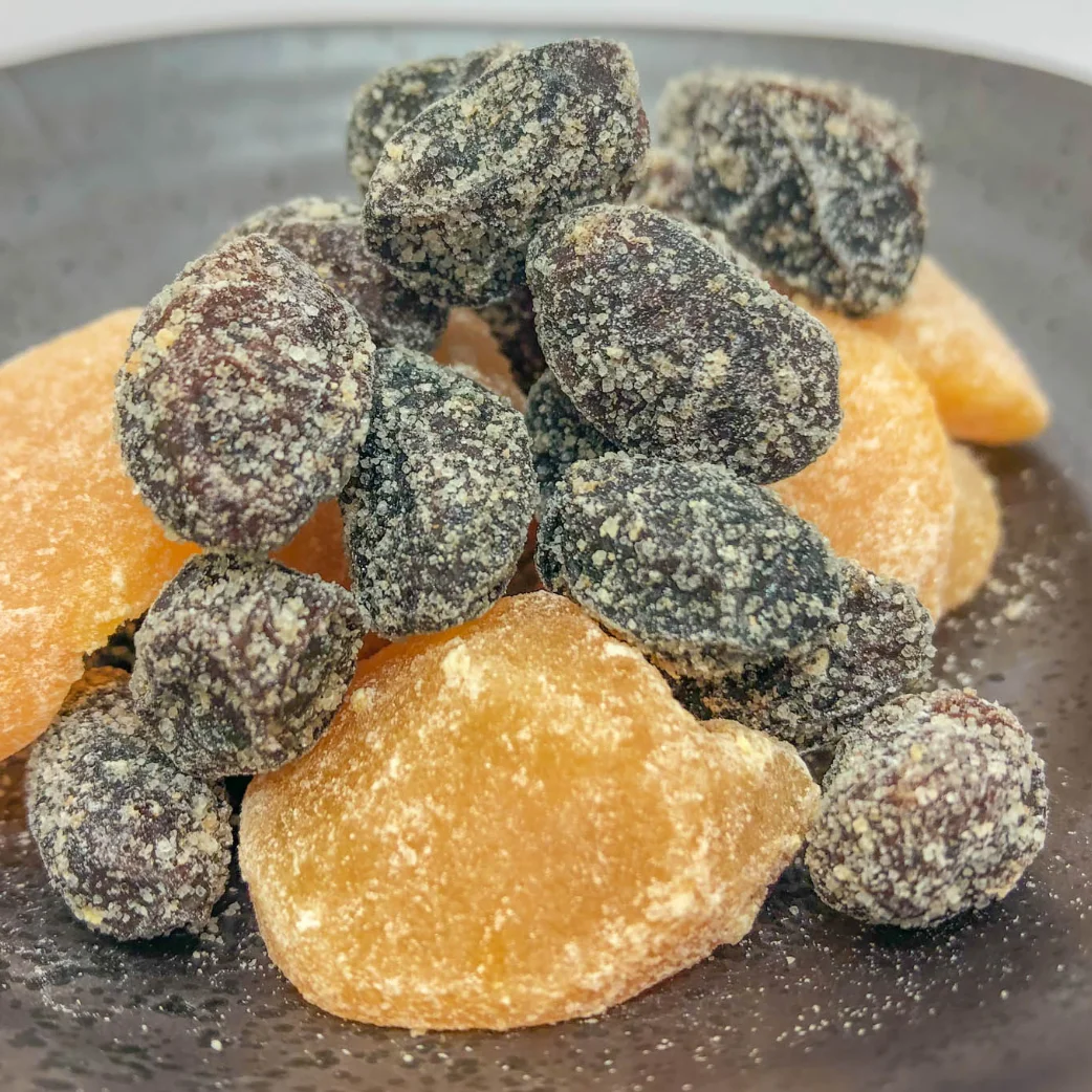 Японские сувенирные конфеты из Киотского каштана и бобов