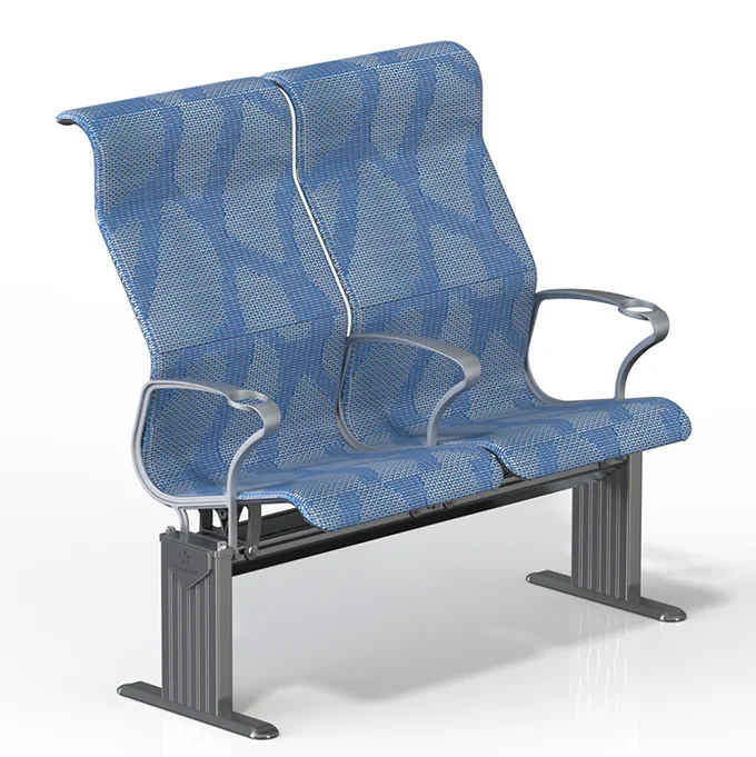 Алюминиевое сиденье с высокой спинкой для пассажиров модель S1500 сделано во Вьетнаме