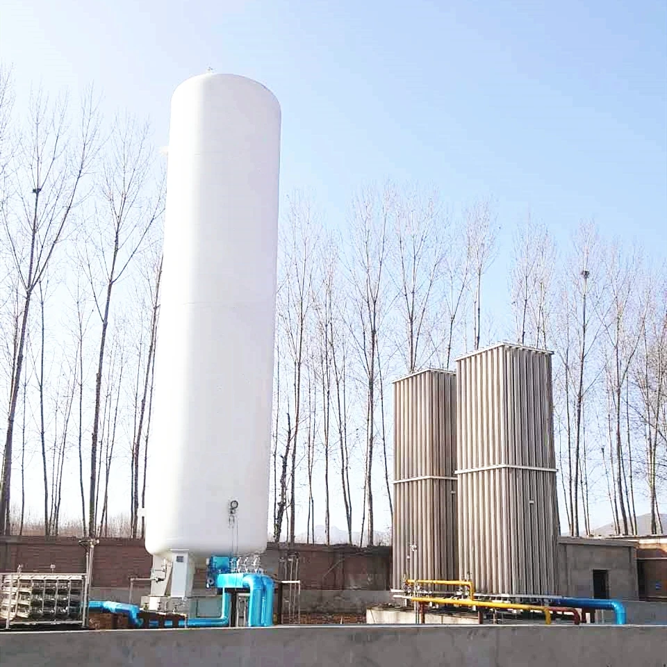 Hot sale 3m3 Liquid Oxygen Cryogenic Tank for Water Wastewater Treating Glass Pulp Paper Filling Station