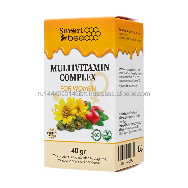 Multivitamin Complex for Women for rejuvenation and improvement female body, multi vitamin supplement
