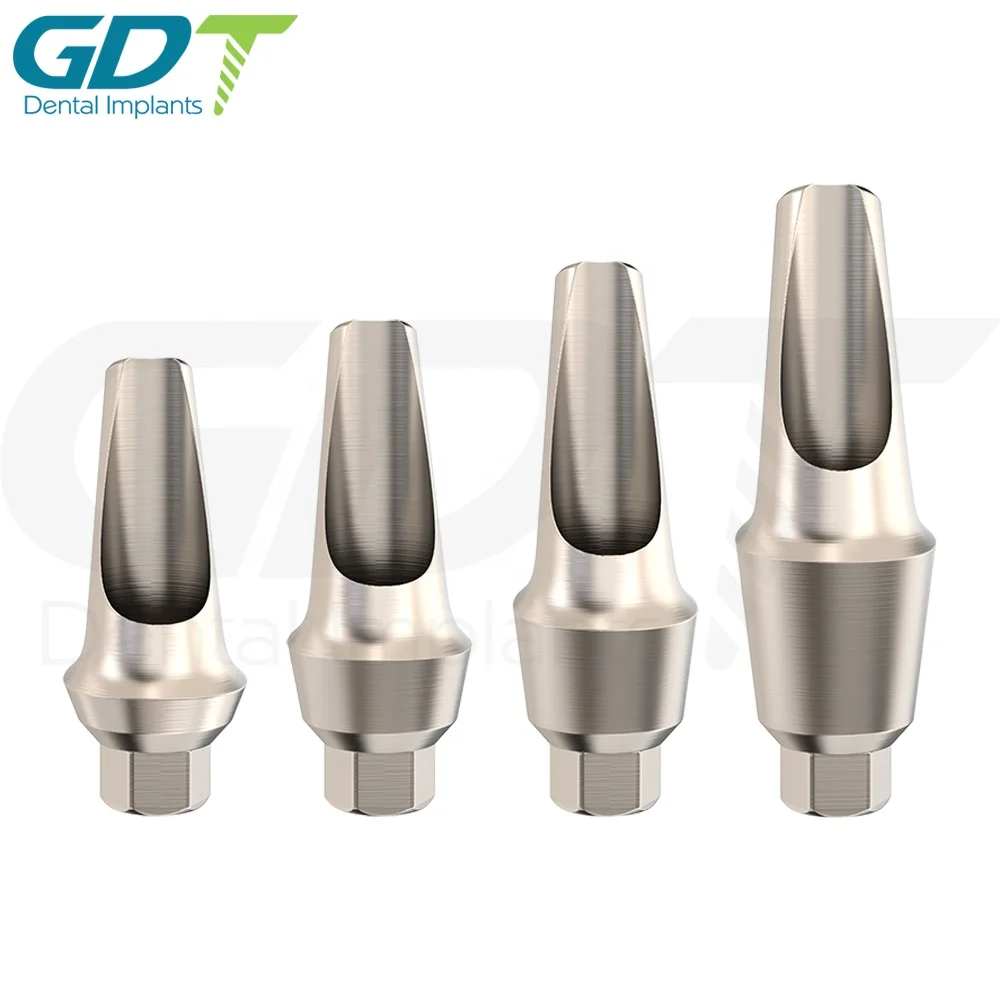 Titanium Anatomic Angulated Abutment 15 degree Internal Hex Connection, Dental Implant