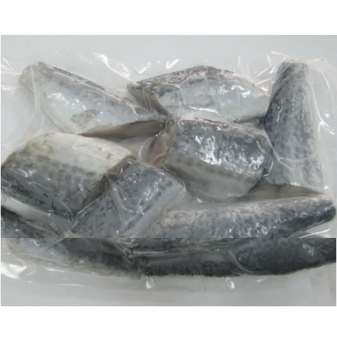 80-120g 1kg/bag with rider 10kg/ctn Frozen Spanish Mackerel Steaks with 18 Months Shelf Life from China