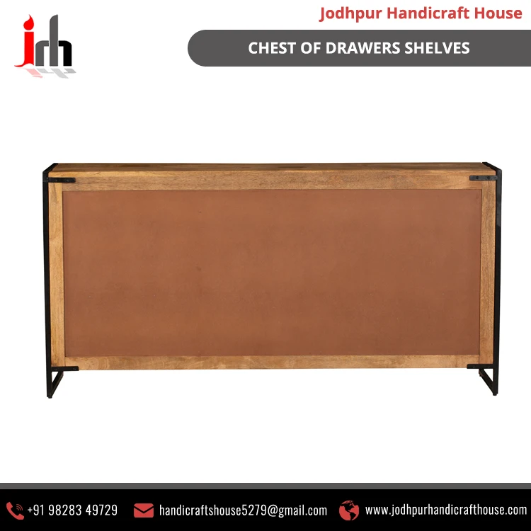 Huge Demand Wooden Material Chest of Drawers with 3 Doors/3 Drawers 3 Shelves