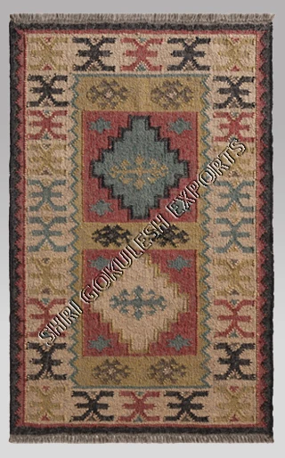 Wholesale High Quality Handmade Anti Slip Jute Kilim Designer Carpet For Floor House Decoration