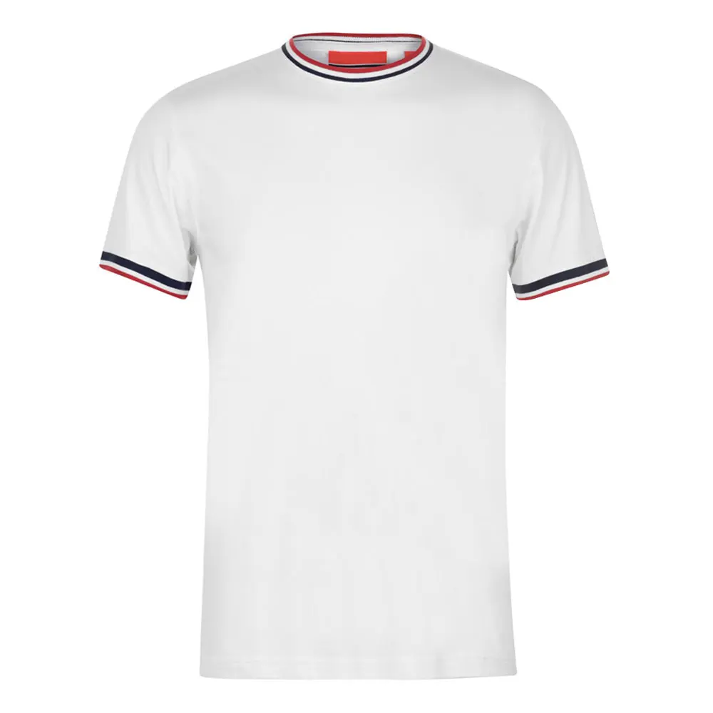 Custom Your Own Logo T shirt 95%Cotton 5%Spandex Men Gym Slim Fit T-shirt