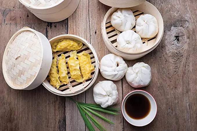 Dim Sum Box  Brown Color Large Size Finest Quality Steamer Box  Hotel Accessories Tableware Wedding & Street Food Supplies