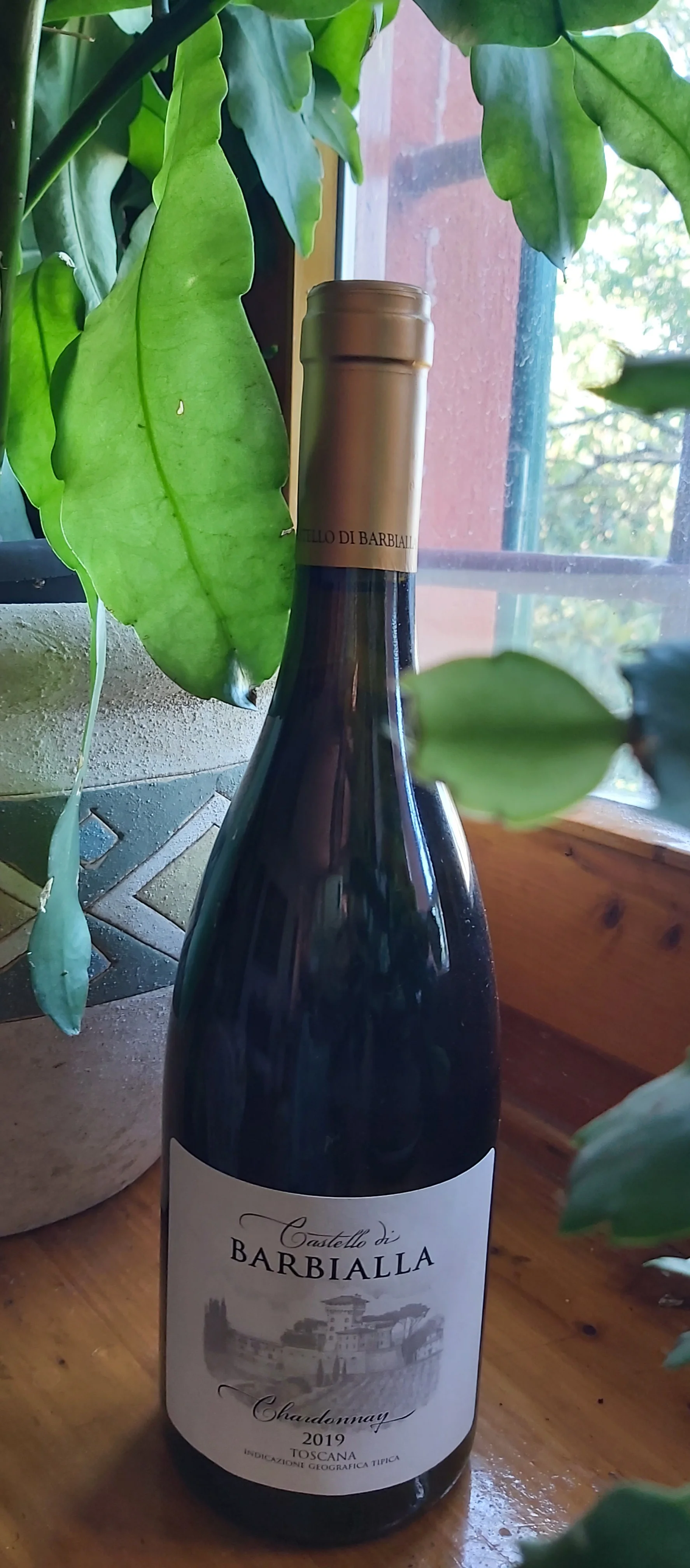 White wine supertuscan Chardoannay  2016