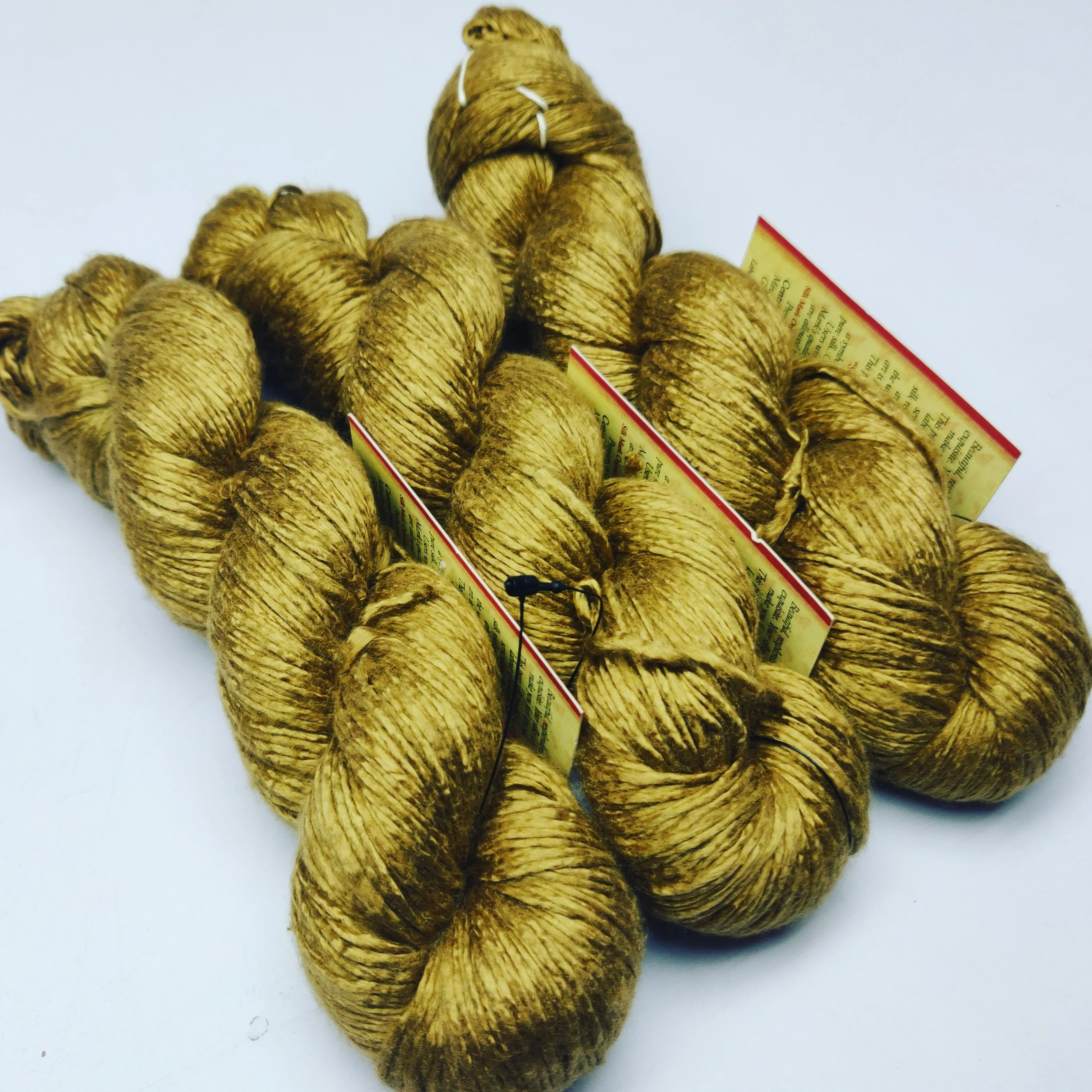 Spun silk Yarn Raw Silk Mulberry Silk Grade for Weaving and Knitting Ring Bags Embroidery Anti Technics Style Pattern Hand